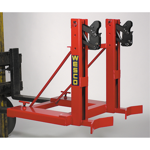 Gator Grip Forklift Attachment for Drum Handling, For 30 US Gal. (25 Imperial Gal.) / 50 US Gal. (41.6 Imperial Gal.) / 80 US Gal. (66.6 Imperial Gal.) Haskins Industrial Inc.