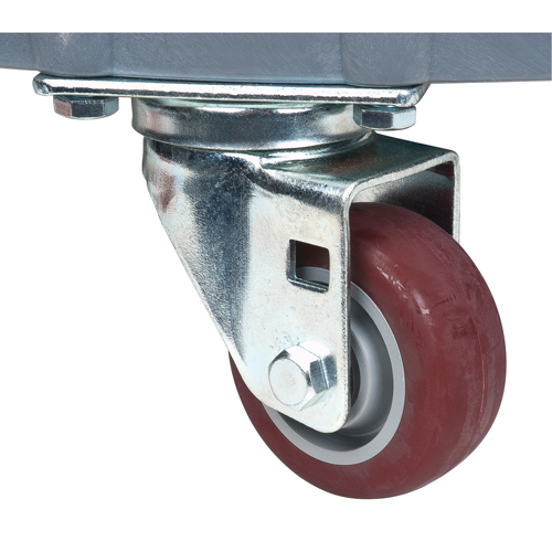 Leak Containment Drum Dolly, 24.25" dia. X 7.625" H, 1.5 US Gal. Spill Cap. Haskins Industrial Inc.