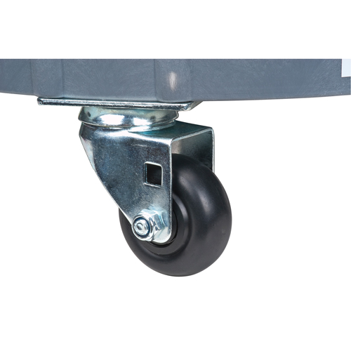 Socle roulant pour baril de confinement des fuites, 24,25" dia. X 7,625" h, Cap. de d&eacute;versement 1,5 gal. US Haskins Industrial Inc.
