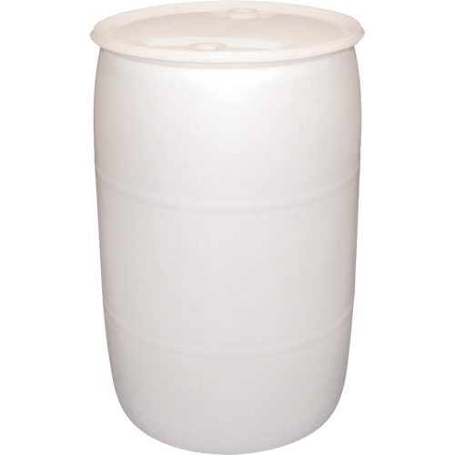 Polyethylene Drums, 55 US gal (45 imp. gal.), Closed Top, Natural Haskins Industrial Inc.