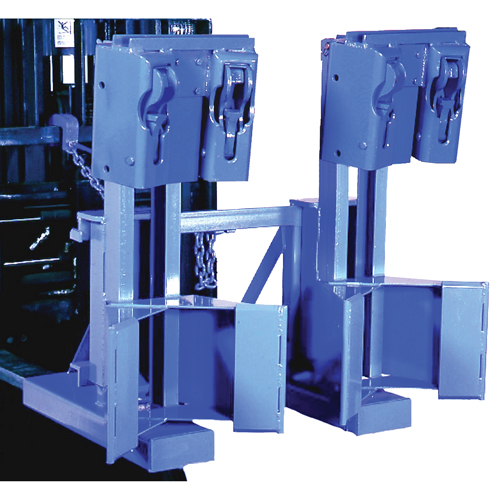 Manipulateur de barils MORSPEED 1500 pour chariot &eacute;l&eacute;vateur, Pour 30 - 85 gal. US (25 - 70 gal. imp.) Haskins Industrial Inc.