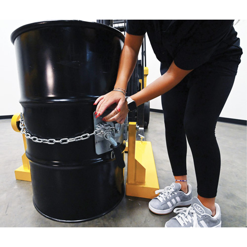 Fork Mounted Drum Carrier, For 55 US Gal. (45.8 Imperial Gal.) Haskins Industrial Inc.