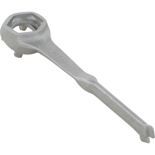 Single Ended Specialty Bung Nut Wrench, 1-1/2" Opening, 4-1/4" Handle, Non-Sparking Aluminum Haskins Industrial Inc.