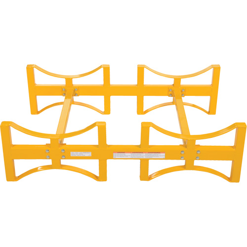 Steel Stackable Drum Rack, 2 Drums, 1600 lbs. Capacity, 45-1/2" W x 29-7/8" D x 12-3/4" H Haskins Industrial Inc.