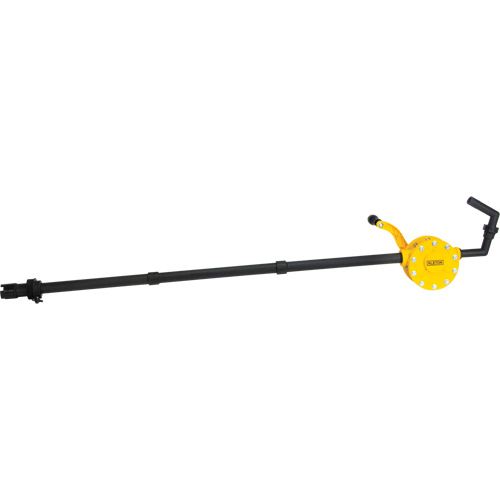 Pompe rotative pour baril, Polypropyl&egrave;ne, Pour capacit&eacute; 15 - 55 gal. US, 8 oz/course Haskins Industrial Inc.