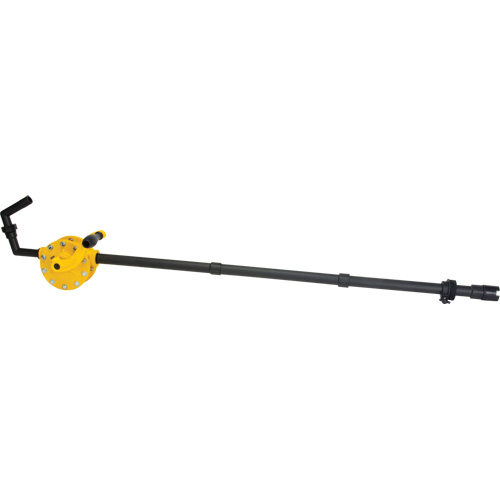 Pompe rotative pour baril, Polypropyl&egrave;ne, Pour capacit&eacute; 15 - 55 gal. US, 8 oz/course Haskins Industrial Inc.