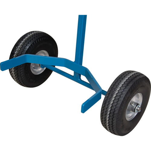 Cylinder Cart, Flat-Free Wheels, 15-1/2" W x 14-1/4" L Base, 600 lbs. Haskins Industrial Inc.