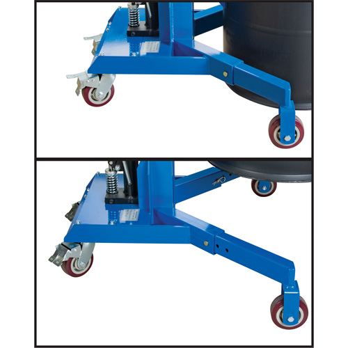 &eacute;l&eacute;vateur ergonomique pour baril, 55 gal. US (45 gal. imp.)/85 gal. US (70 gal. imp.) Haskins Industrial Inc.