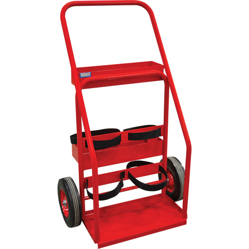 Hot Works Fire Prevention Cart, Semi-Pneumatic Wheels, 17.75" W x 8.9" L Base, 100 lbs. Haskins Industrial Inc.