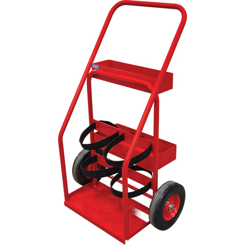Hot Works Fire Prevention Cart, Semi-Pneumatic Wheels, 17.75" W x 8.9" L Base, 100 lbs. Haskins Industrial Inc.