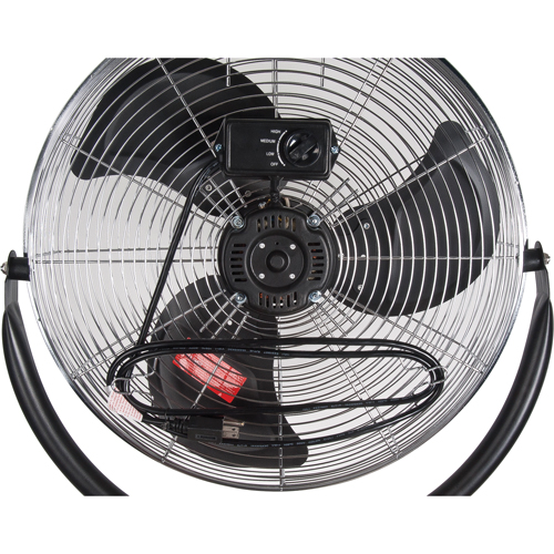 High-Velocity Pedestal Fan, Commercial, 3 Speed, 20" Diameter Haskins Industrial Inc.