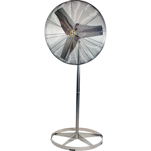 Stainless Steel Food Service Washdown Air Circulating Fans, Industrial, 1 Speed, 20" Diameter Haskins Industrial Inc.