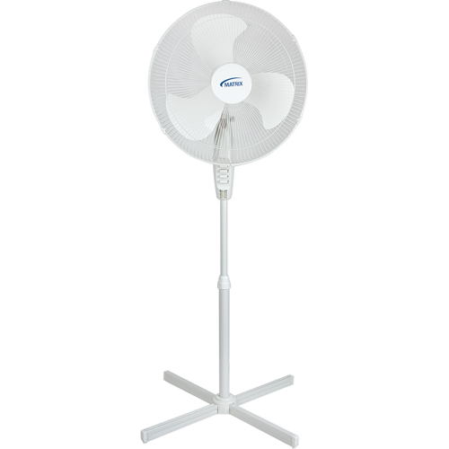 Oscillating Pedestal Fan, Commercial, 3 Speed, 18" Diameter Haskins Industrial Inc.