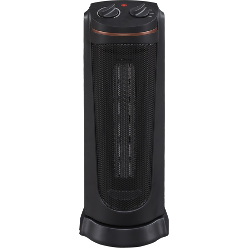 Oscillating Tower Heater, Ceramic, Electric, 5200 BTU/H Haskins Industrial Inc.