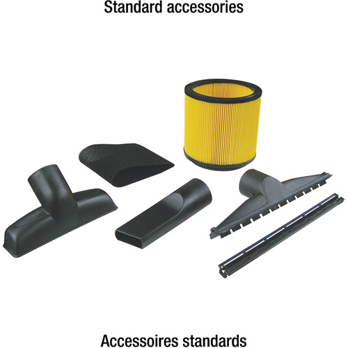 Aspirateur, Secs-humides, 6,5 CV, 16 gal. US (60,6 litres) Haskins Industrial Inc.