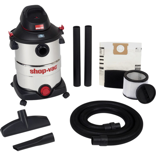 Aspirateur pour atelier SVX2, Secs-humides, 5,5 CV, 12 gal. US (45,4 litres) Haskins Industrial Inc.