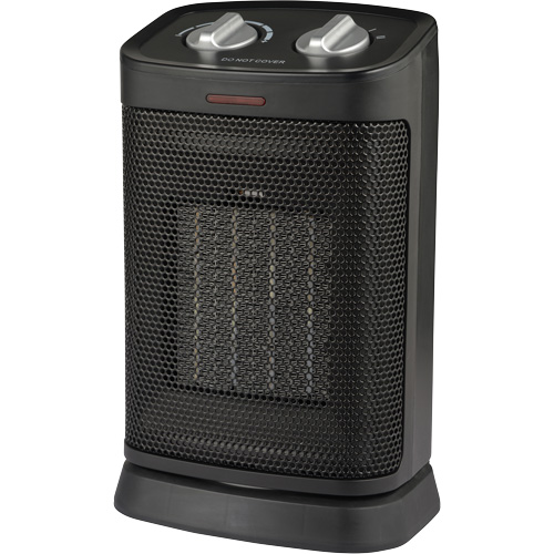 Oscillating Heater, Ceramic, Electric, 5200 BTU/H Haskins Industrial Inc.