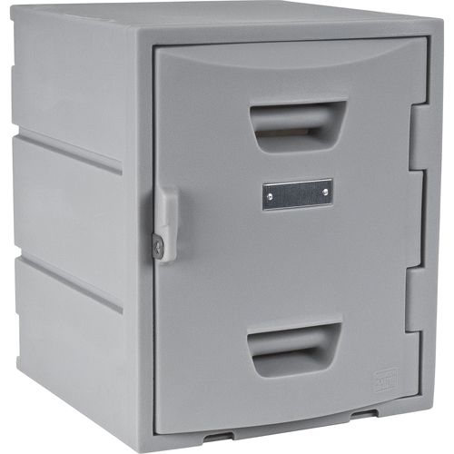 Locker, 15" x 15" x 18", Grey, Assembled Haskins Industrial Inc.