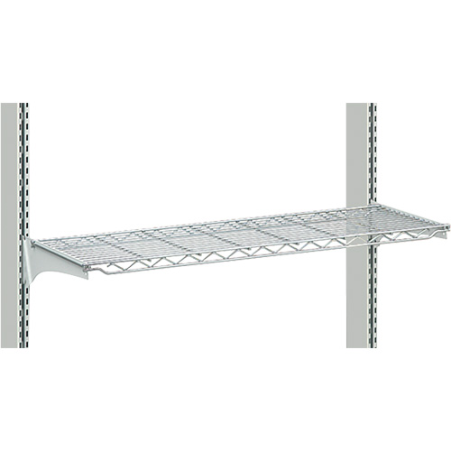 Postes de travail modulaires ergonomiques - Tablettes en fil m&eacute;tallique Haskins Industrial Inc.