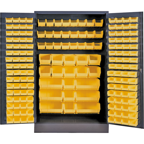 Jumbo Security Cabinet With Bins Haskins Industrial Inc.
