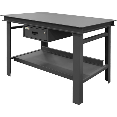 Extra Heavy-Duty Workbench, 60" W x 36" D x 34" H, 14000 lbs. Capacity Haskins Industrial Inc.