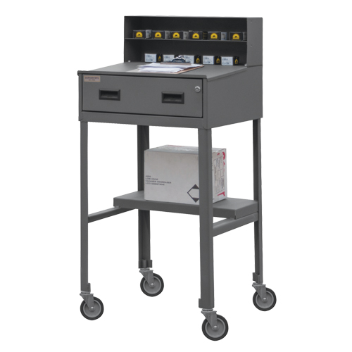 Pupitre d'atelier, 23" la x 20" p x 47-3/4" h, Gris Haskins Industrial Inc.