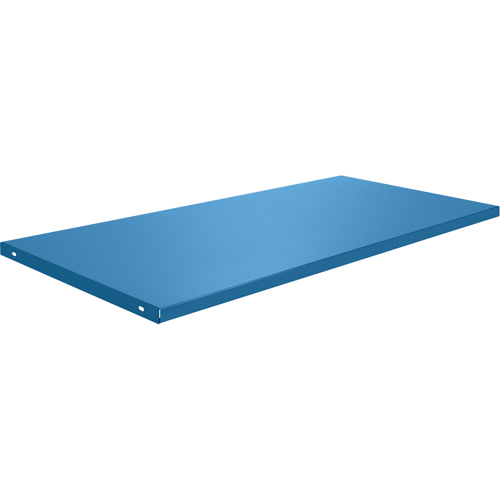 &eacute;tabli avec armoire - Tablettes, 58 3/4" x Capacit&eacute; de 300 lb, Acier, Bleu Haskins Industrial Inc.