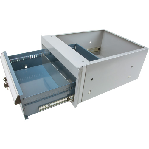 Single-Drawer Workbench, Steel, 18" W x 21" D x 9" H Haskins Industrial Inc.