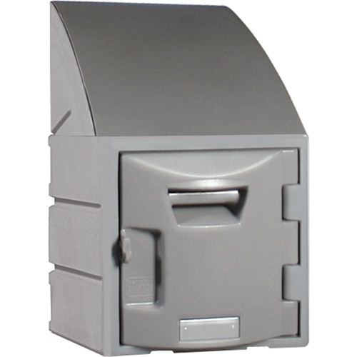 Locker, 12" x 15" x 25", Grey, Assembled Haskins Industrial Inc.