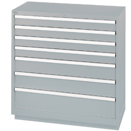 Armoires de rangement avec tiroirs, 7 tiroirs, 40-1/4" la x 22-1/2" p x 41-3/4" h, Gris Haskins Industrial Inc.