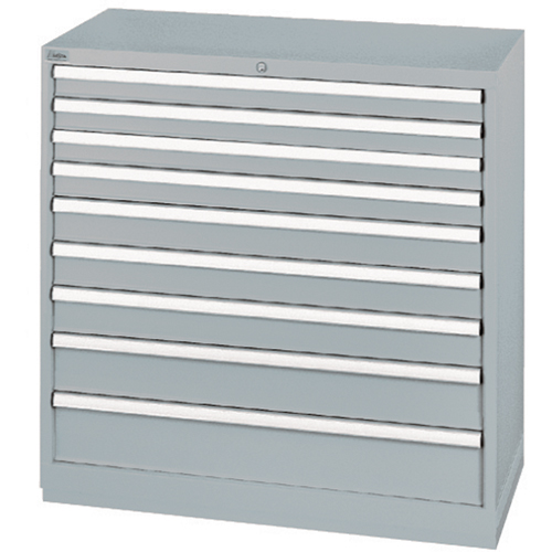 Armoires de rangement avec tiroirs, 9 tiroirs, 40-1/4" la x 22-1/2" p x 41-3/4" h, Gris Haskins Industrial Inc.