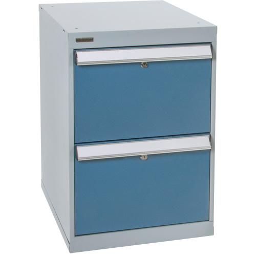 Two-Drawer Pedestal Workbench, 18" W x 21" D x 28" H Haskins Industrial Inc.