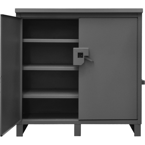 Armoire de chantier verrouillable, Gris Haskins Industrial Inc.