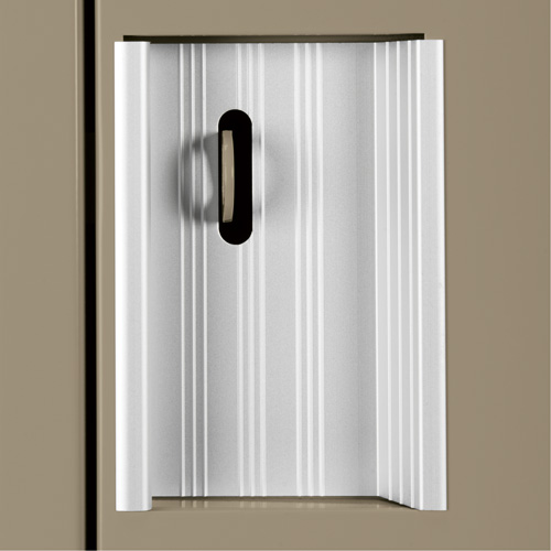 Clean-Line Lockerette, 6 -tier, 15" x 72" x 12", Steel Haskins Industrial Inc.