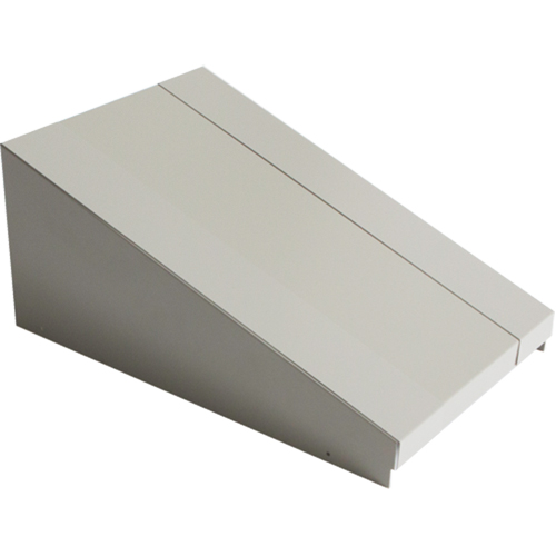 All-Welded Concorde - Heavy-Duty Lockers Sloping Top, 1 Bank, 18" D x 12" W x 6" H, Grey, Steel Haskins Industrial Inc.