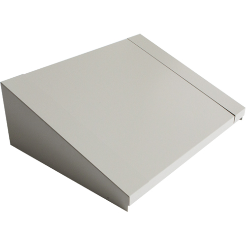 All-Welded Concorde - Heavy-Duty Lockers Sloping Top, 2 Bank, 18" D x 24" W x 6" H, Grey, Steel Haskins Industrial Inc.