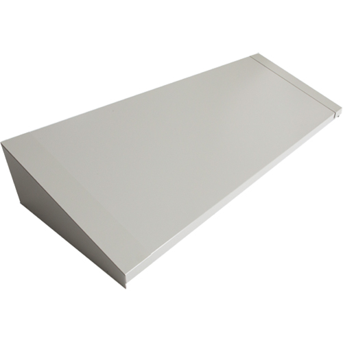 All-Welded Concorde - Heavy-Duty Lockers Sloping Top, 4 Bank, 18" D x 48" W x 6" H, Grey, Steel Haskins Industrial Inc.