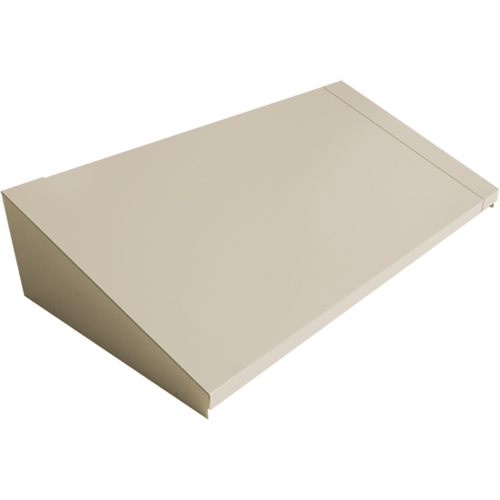 Dessus inclin&eacute; pour casiers robustes enti&egrave;rement soud&eacute; Concorde, Bloc de 3, 18" p x 36" la x 6" ha, Beige, Acier Haskins Industrial Inc.