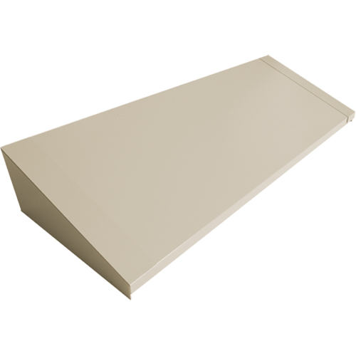 All-Welded Concorde - Heavy-Duty Lockers Sloping Top, 4 Bank, 18" D x 48" W x 6" H, Beige, Steel Haskins Industrial Inc.