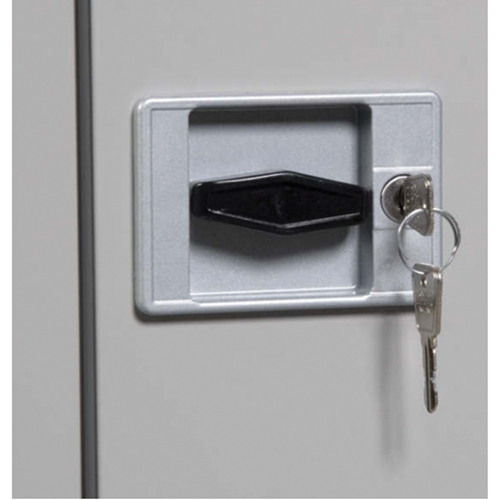 Armoires de rangement Hi-Boy profondes, Acier, 4 Tablettes, 72" h x 36" la x 24" P, Charbon Haskins Industrial Inc.