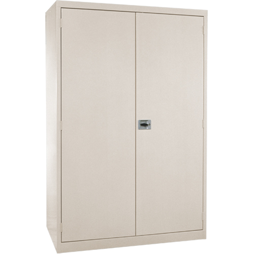Armoires de rangement Hi-Boy profondes, Acier, 4 Tablettes, 72" h x 36" la x 24" P, Beige Haskins Industrial Inc.