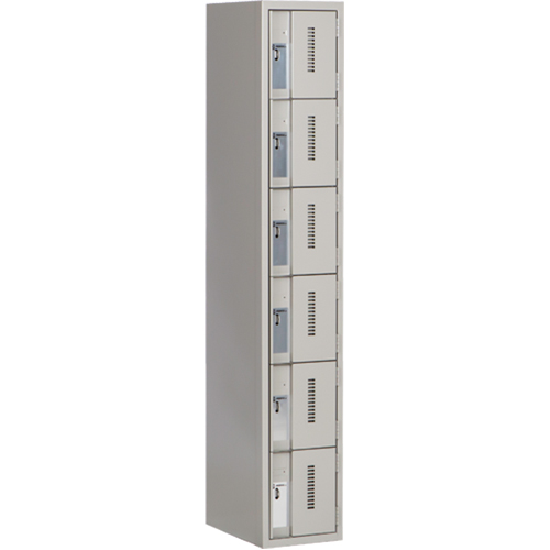 Casiers robustes Concorde, 6 niveaux, 12" x 18" x 72", Acier, Gris, Soud&eacute; (assembl&eacute;) Haskins Industrial Inc.