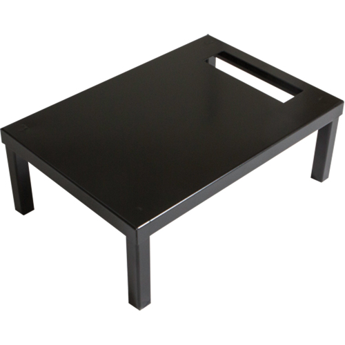 All-Welded Concorde Free Standing Locker Base, 4 Banks, 6" H x 48" W x 18" D, Black, Steel Haskins Industrial Inc.