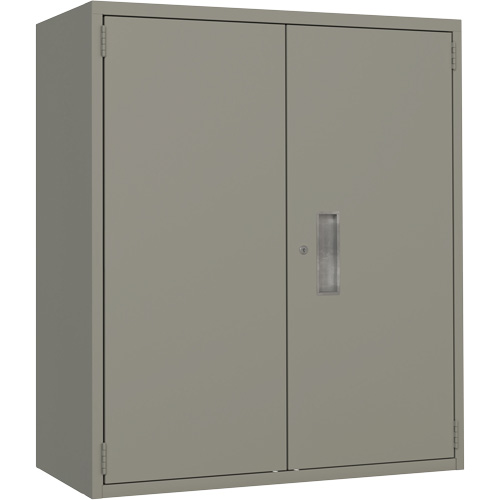 Armoire de rangement Lo-Boy, Acier, 2 Tablettes, 40" h x 36" la x 18" P, Gris Haskins Industrial Inc.