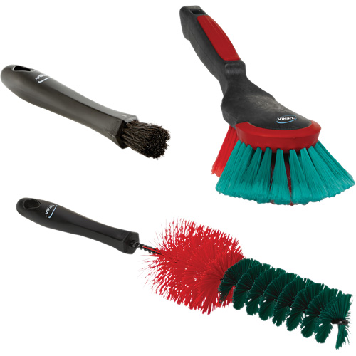 Ensemble de brosses pour l'int&eacute;rieur et l'ext&eacute;rieur des v&eacute;hicules de la s&eacute;rie Transport Haskins Industrial Inc.