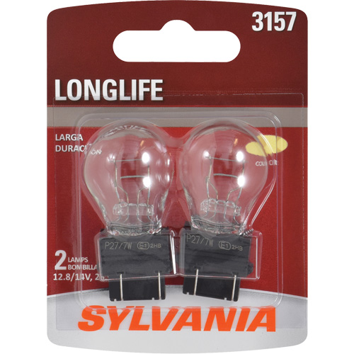 3157 Long Life Mini Automotive Bulb, Incandescent, 26.9 W/8.3 W, Off White Haskins Industrial Inc.