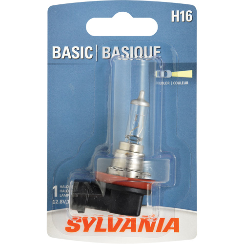 H16 Basic Fog Light Bulb, Halogen, 55 W, Off White Haskins Industrial Inc.