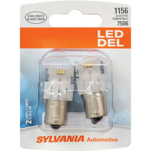1156 Mini Automotive Bulb, LED, 12.8 W/2.3 W, White Haskins Industrial Inc.
