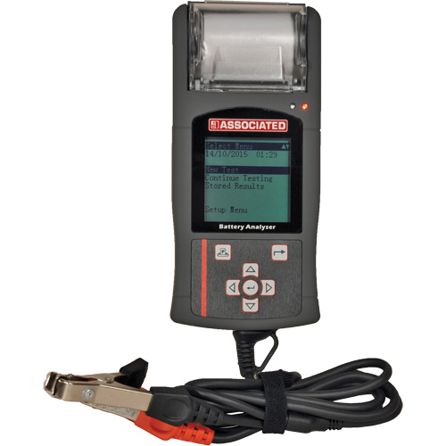 Hand-Held Electrical System Analyzer Tester with Thermal Printer & USB Port Haskins Industrial Inc.