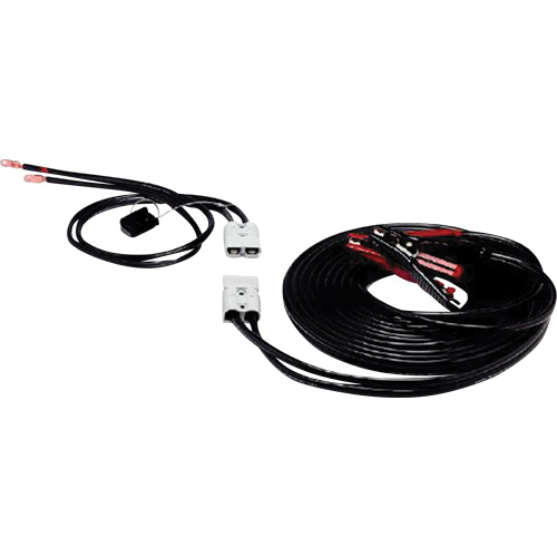 Pinces robustes enti&egrave;rement isol&eacute;es avec adaptateurs de borne lat&eacute;rale, 4 AWG, 500 A, C&acirc;ble 25' Haskins Industrial Inc.